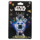 Star Wars R2-D2 Tamagotchi toy packaging with black background and product display.