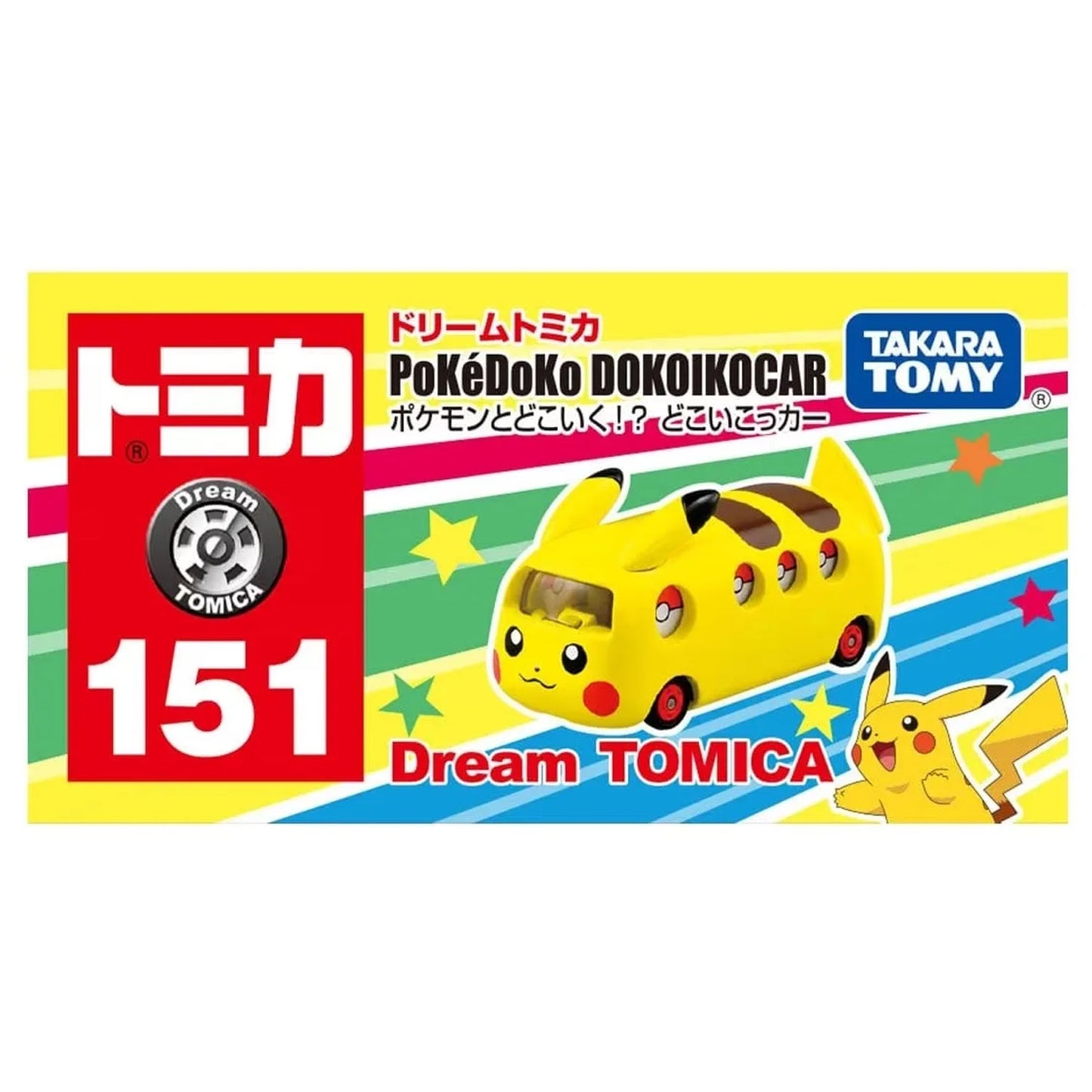 Pokémon Dream Tomica Pikachu Collectible Bus