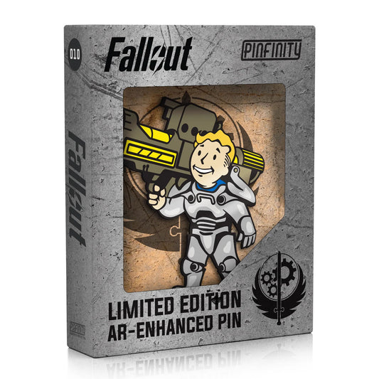 Pinfinity - Fallout Vault Boy in Power Armor AR Pin
