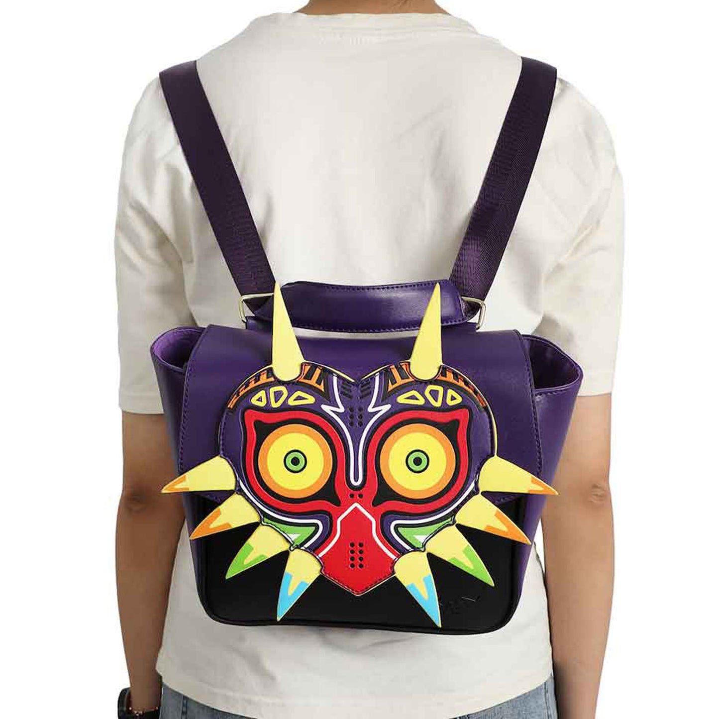 Legend of Zelda Majora's Mask Convertible Backpack Bag