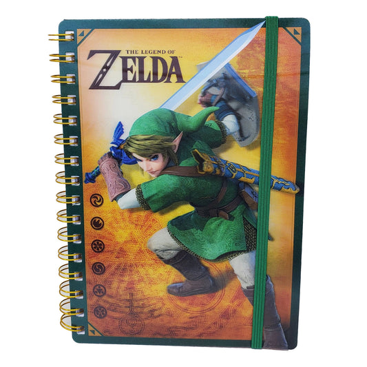 Legend of Zelda 3D Spiral Notebook