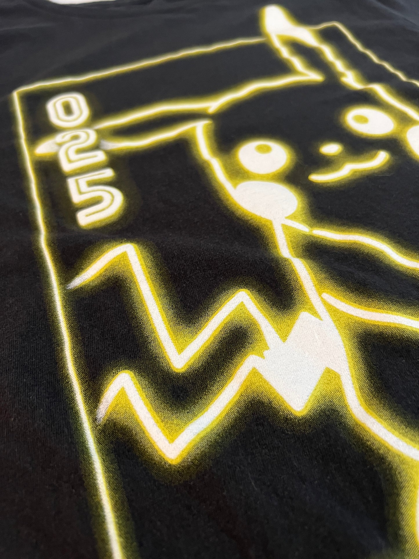 Pre-Owned Pokémon Pikachu Neon T-Shirt