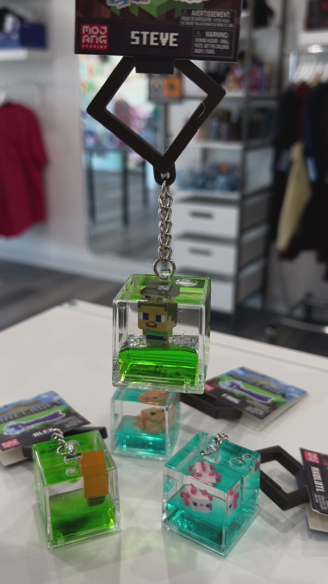 マインクラフト Minecraft Tsunameez Keychain – GeekyGlamorous