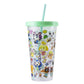 Animal Crossing Tumbler Cup with Straw