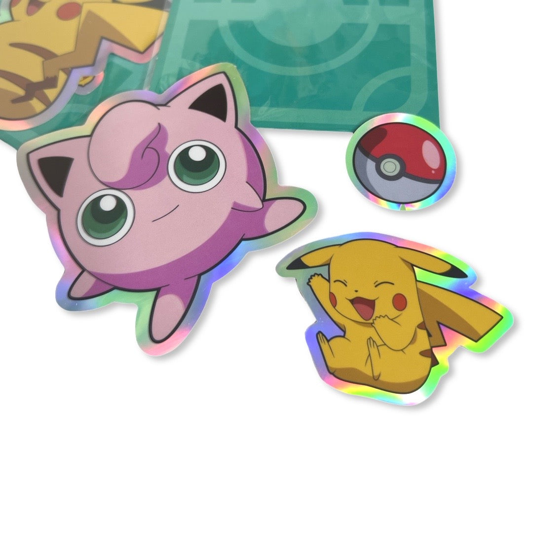 Pokémon 3pc Sticker Pack