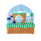 Sonic Greenhill Zone Embroidered Beanie