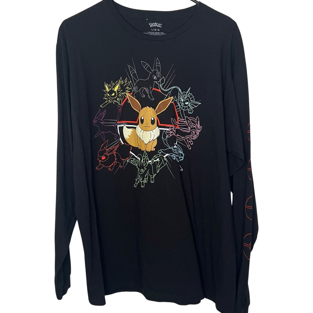 Pre-Owned Pokemon Eevee Evolutions Longsleeve Tee