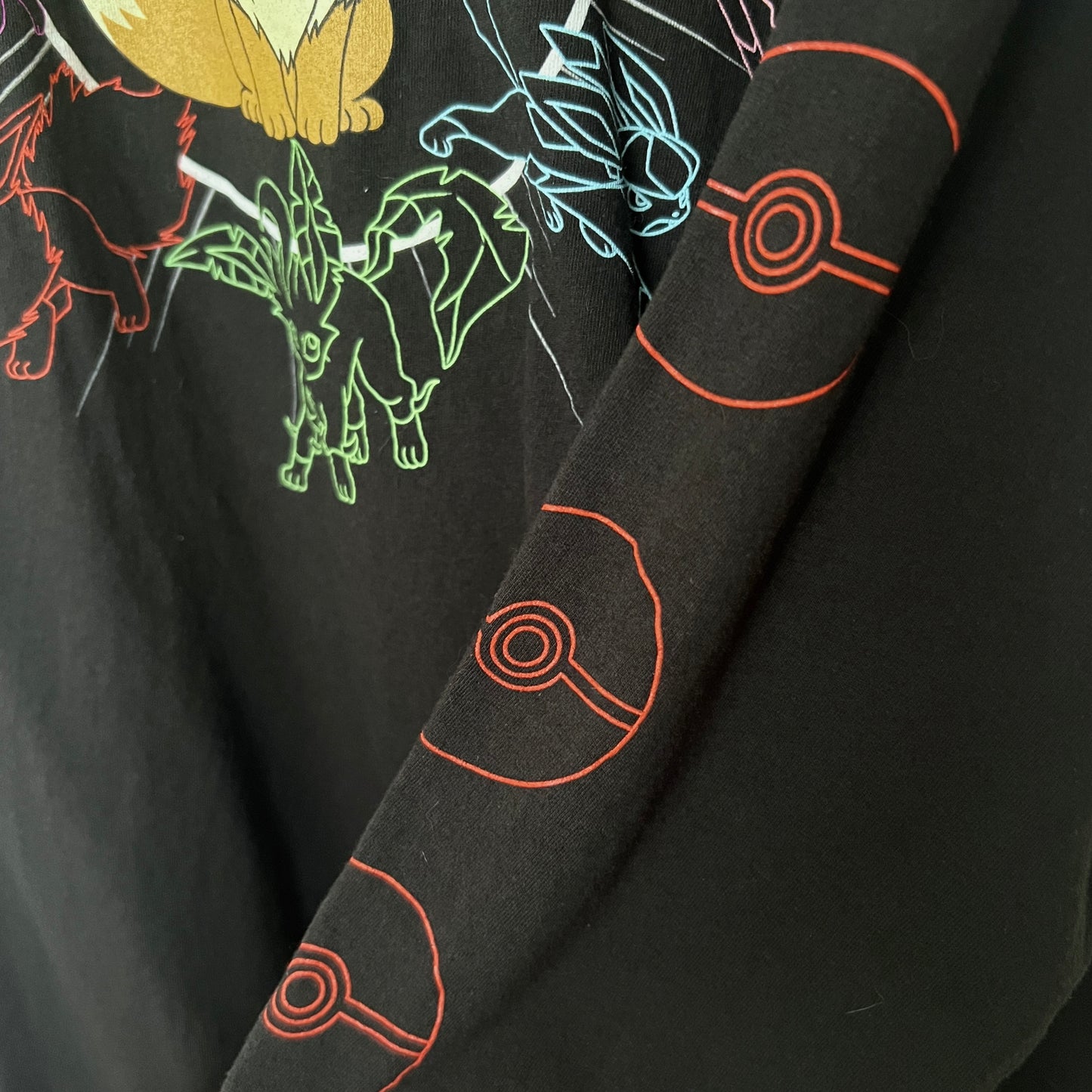 Pre-Owned Pokemon Eevee Evolutions Longsleeve Tee