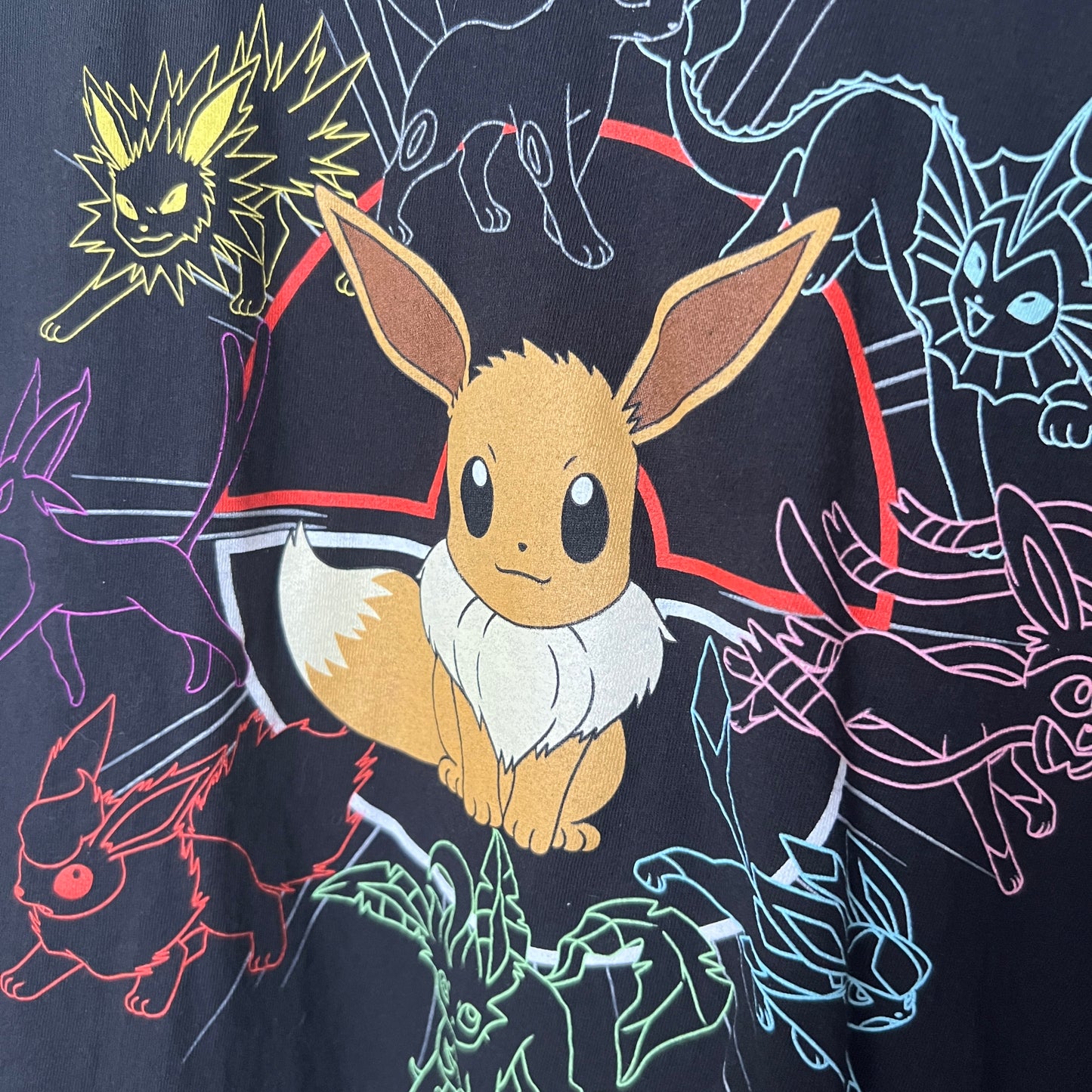 Pre-Owned Pokemon Eevee Evolutions Longsleeve Tee