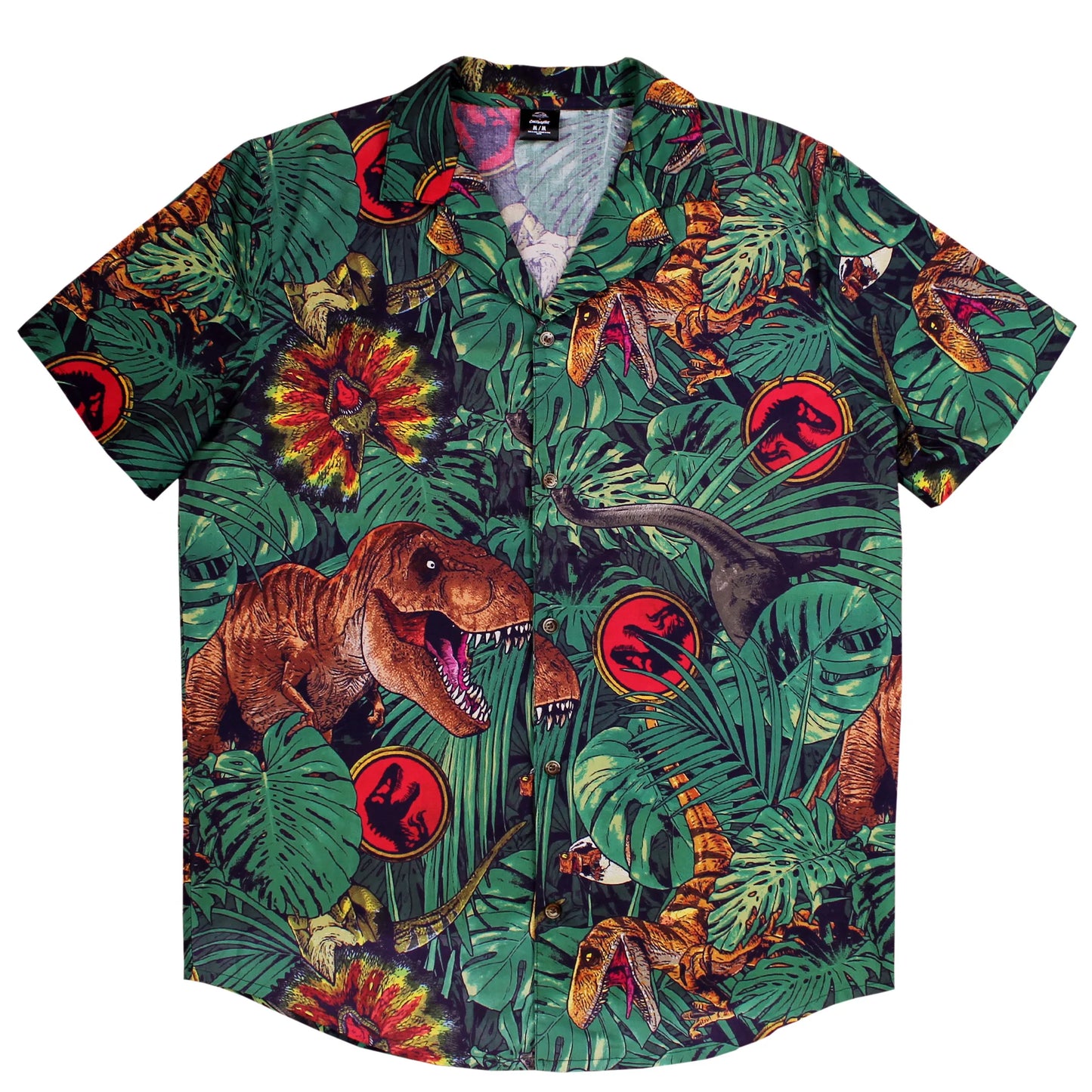 Jurassic Park Button Up Shirt